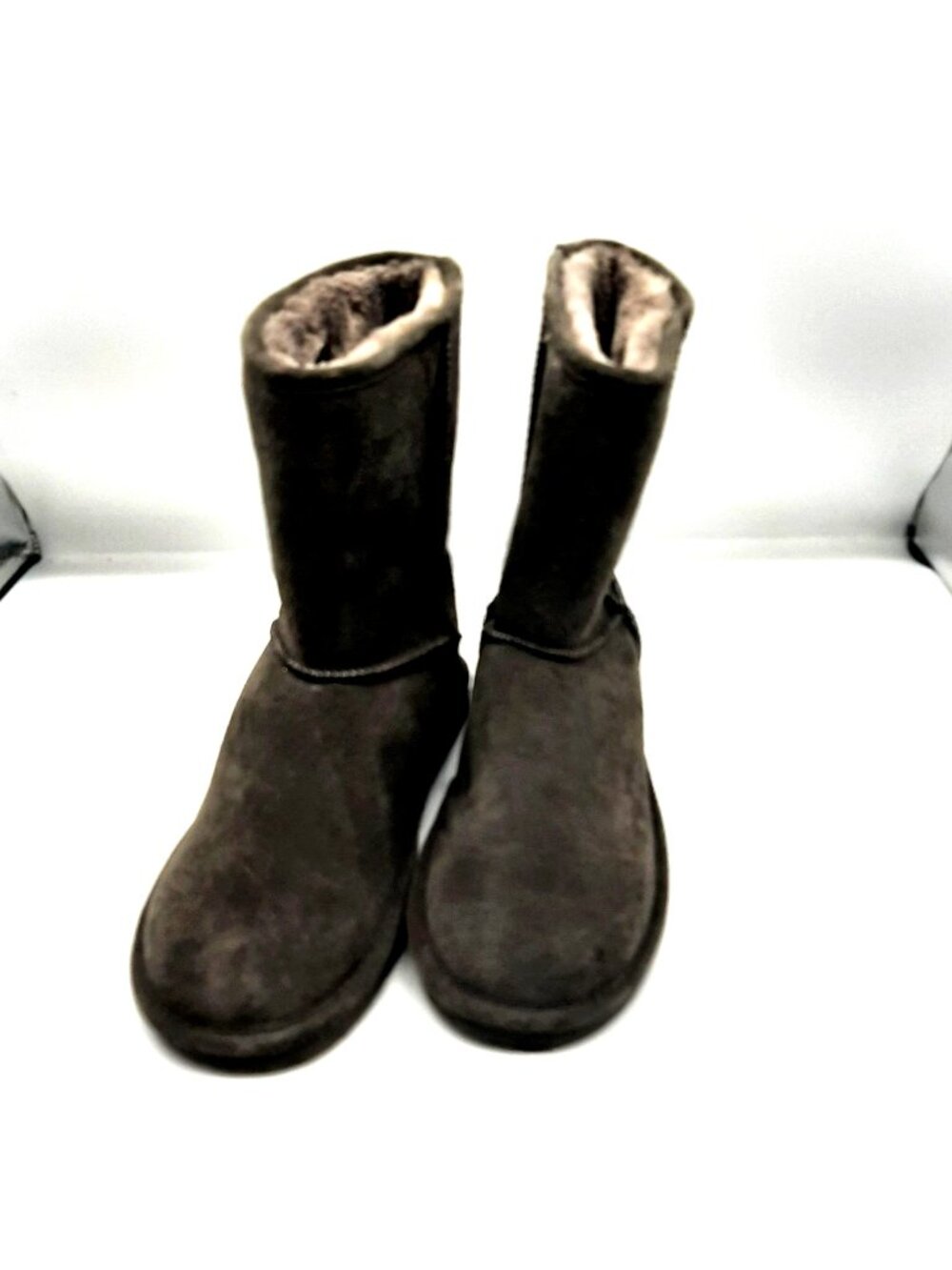 Bjorndal Womens Zadie Brown Faux Fur Lined Leather Upper Winter Boots Size 8M